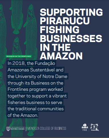 Capa de publicação feita pela Fundação Amazônia Sustentável (FAS).