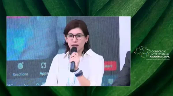 Gerente do Programa de Soluções Inovadoras da Fundação Amazônia Sustentável (FAS), participando do painel promovido pelo Consórcio Interestadual de Desenvolvimento Sustentável da Amazônia Legal, na 27ª Conferência do Clima da Organização das Nações Unidas (COP27).